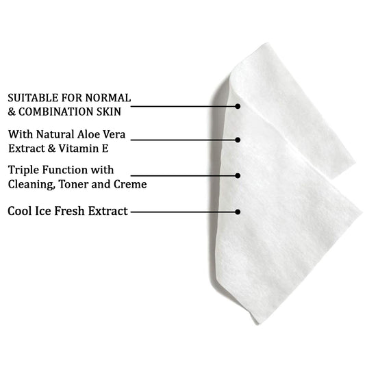 Refreshing Wet Wipes For Face Facial Cleansing Refreshing Skin Hydration Soothing For Skin Ph Balance Alcohol Free Nourishing With Fruit Extract 25 Wipes