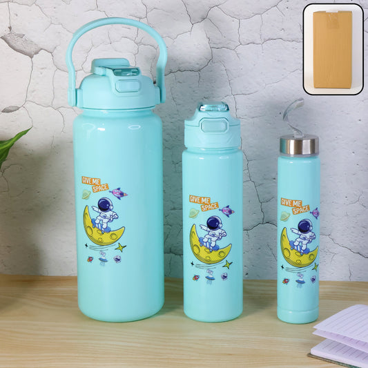 Premium Water Bottles 2000ml + 900ml + 300ml - (Set)