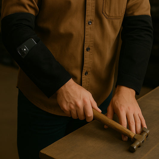 Protective Arm Sleeves With Elbow Padding 1 Pair Safety Work Arm Cover