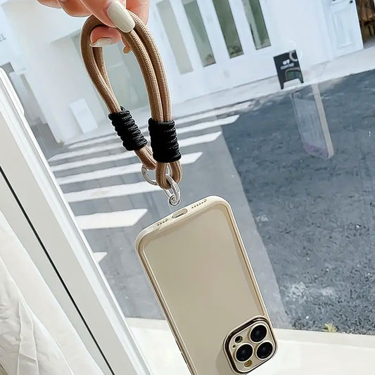 Multipurpose Two Sided Adjustable Hand Wrist Strap Lanyardwith Cellphone Phone Strap (1 Pc 14.5 Inch Multicolor)