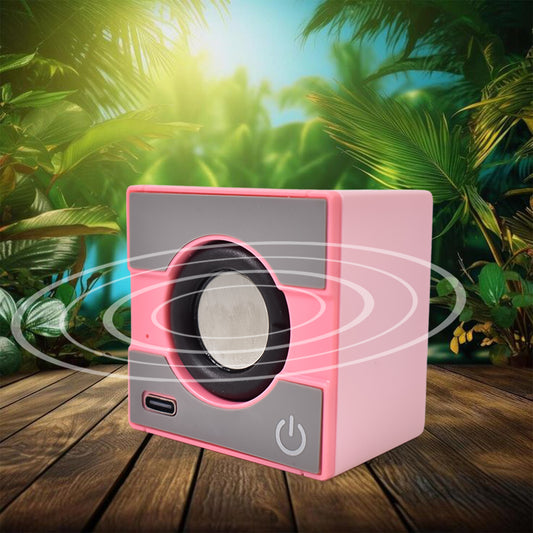 Mini Speaker Portable Wireless Speaker With Immersive Sound (1 Pc)