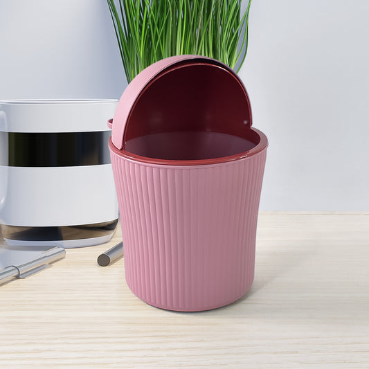 Apex Mini Tabletop Dustbin (1 Pc 1200 Ml Mix Color)