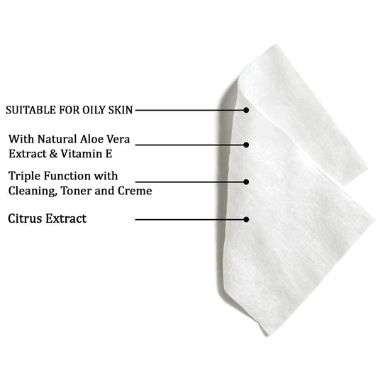 Refreshing Wet Wipes For Face Facial Cleansing Refreshing Skin Hydration Soothing For Skin Ph Balance Alcohol Free Nourishing With Fruit Extract 25 Wipes