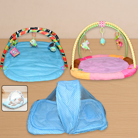 Multipurpose Baby Play Gym And Sleeping Mat (Mix Design 1 Pc)