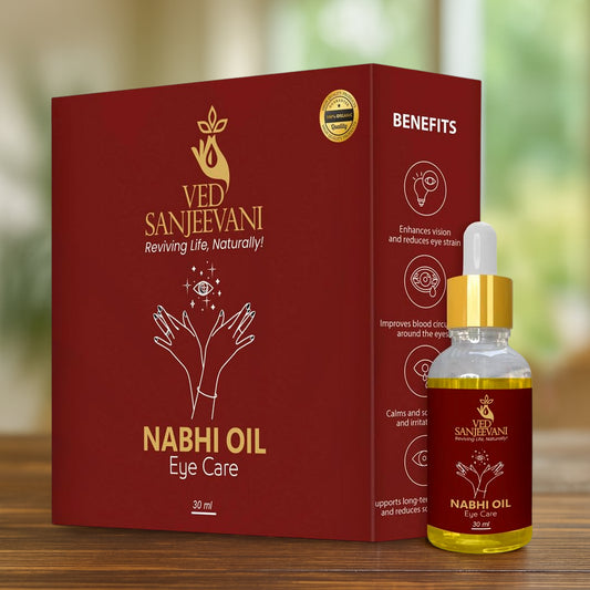 Ved Sanjeevani 100 Organic Ayurvedic Nabhi Oil For Eye Care (30ml 1 Pc)