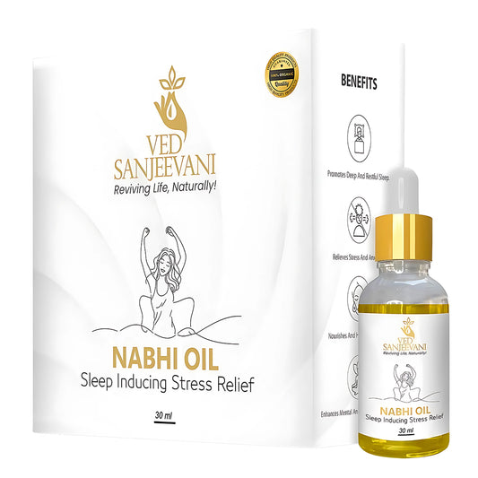 Ved Sanjeevani Nabhi Oil Sleep Inducing Stress Relief (30ml 1 Pc)