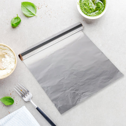 5989 Premium Quality Food Grade Aluminum Foil Roll Heavy Duty Non Stick Thick Aluminum Foil Sheet Baking Grilling Tool 72mtr (1pc)