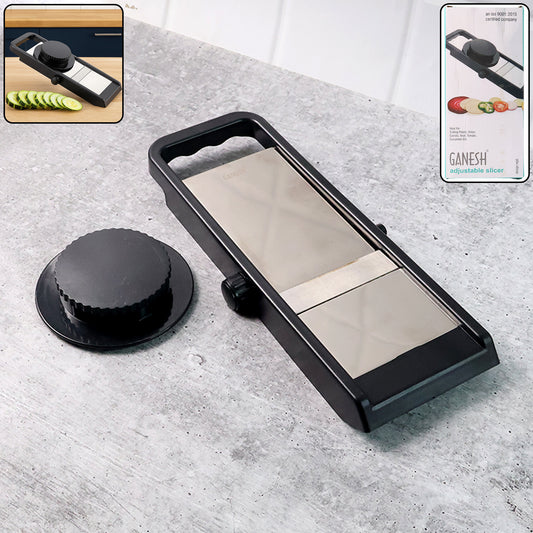 Premium Adjustable Vegetable Fruit Slicer With Sharp Stainless Steel Blade