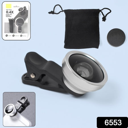 6553 Camera Lens External Phone Lens Phone Camera Lens Universal Ultra Wide Angle Beauty Function External Lens Camera Accessories For Take Pictures Most Android Smartphone