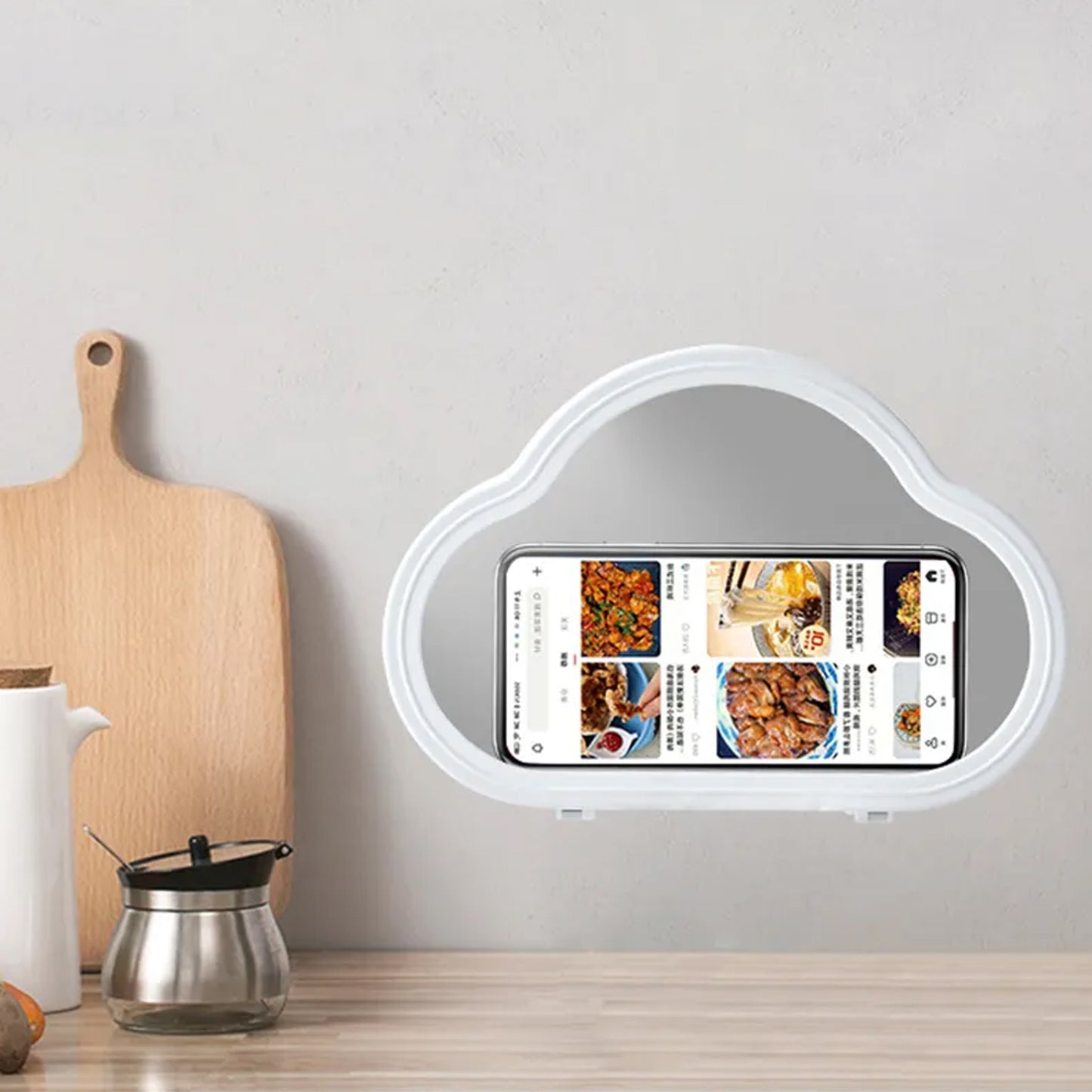 Smartphone  Mobile Stand Waterproof Case Smartphone Stand Case (1 Pc Orange)