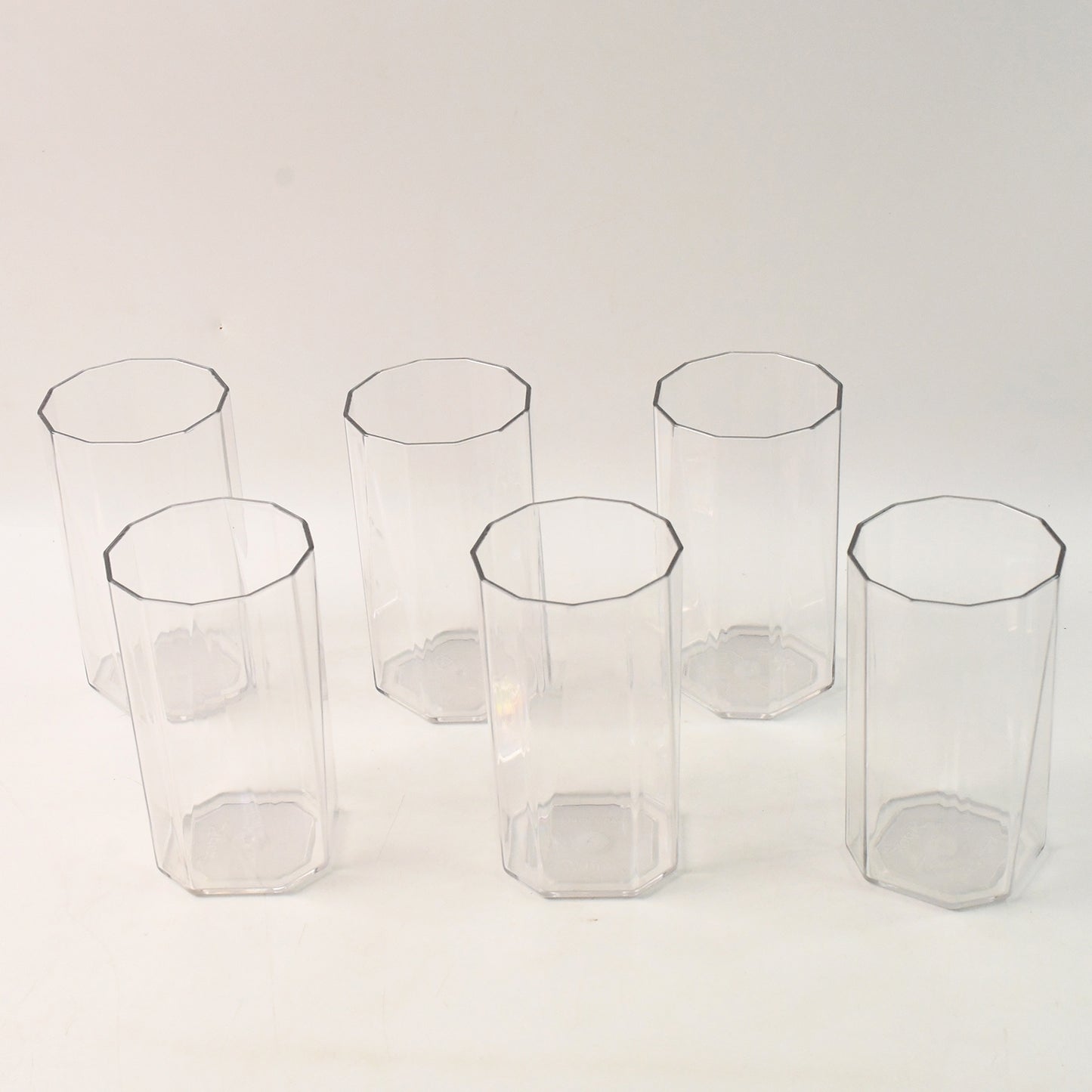 Apex Merino N Glass Unbreakable Plastic Drinking Glass Set (6pc300ml) Approx