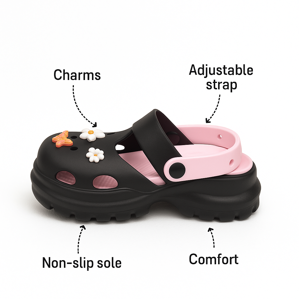 Charm Fit | Black Pink