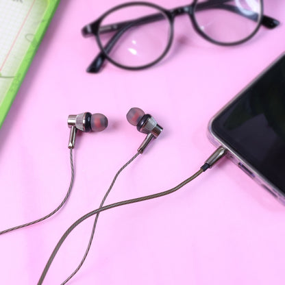 Premium Wired Earphones With Mic - (1 Pc)