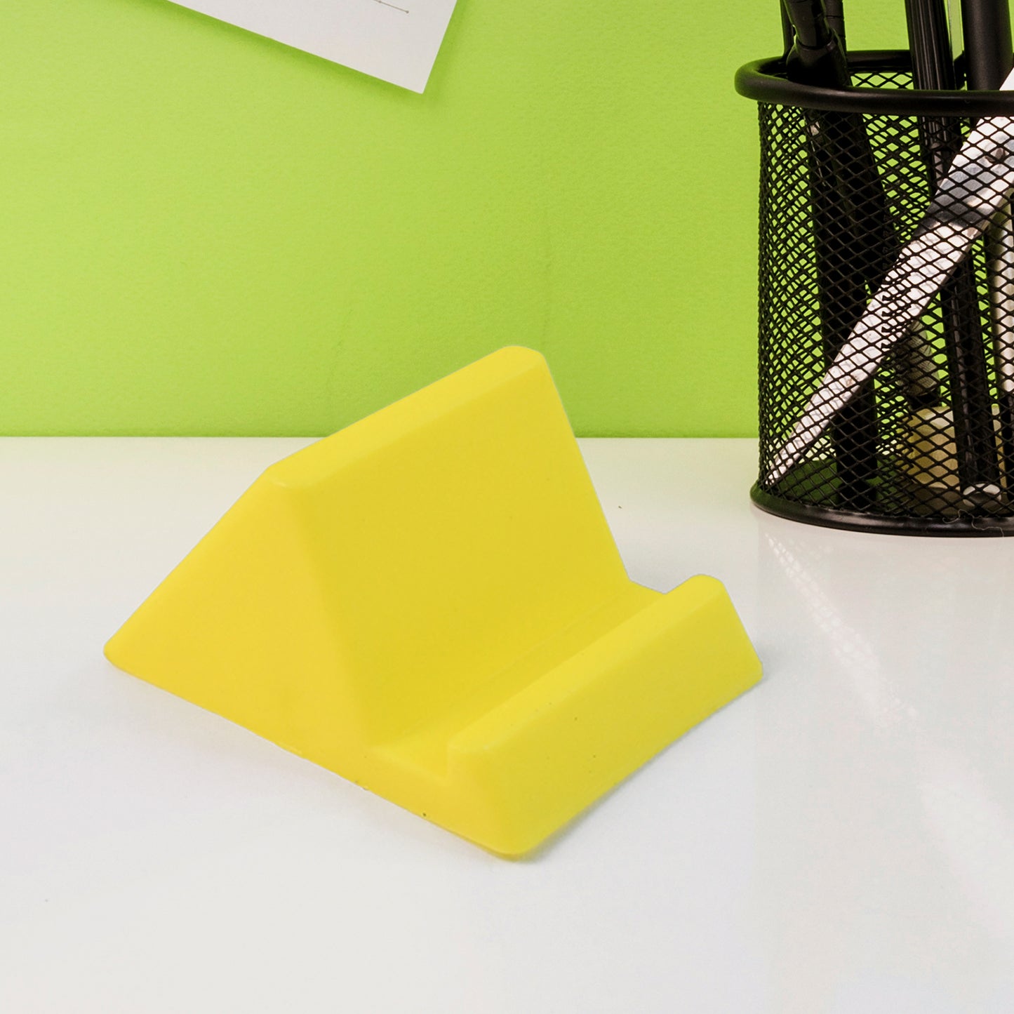 Compact Plastic Mobile Phone Holder Stand (1 Pc  Mix Color)