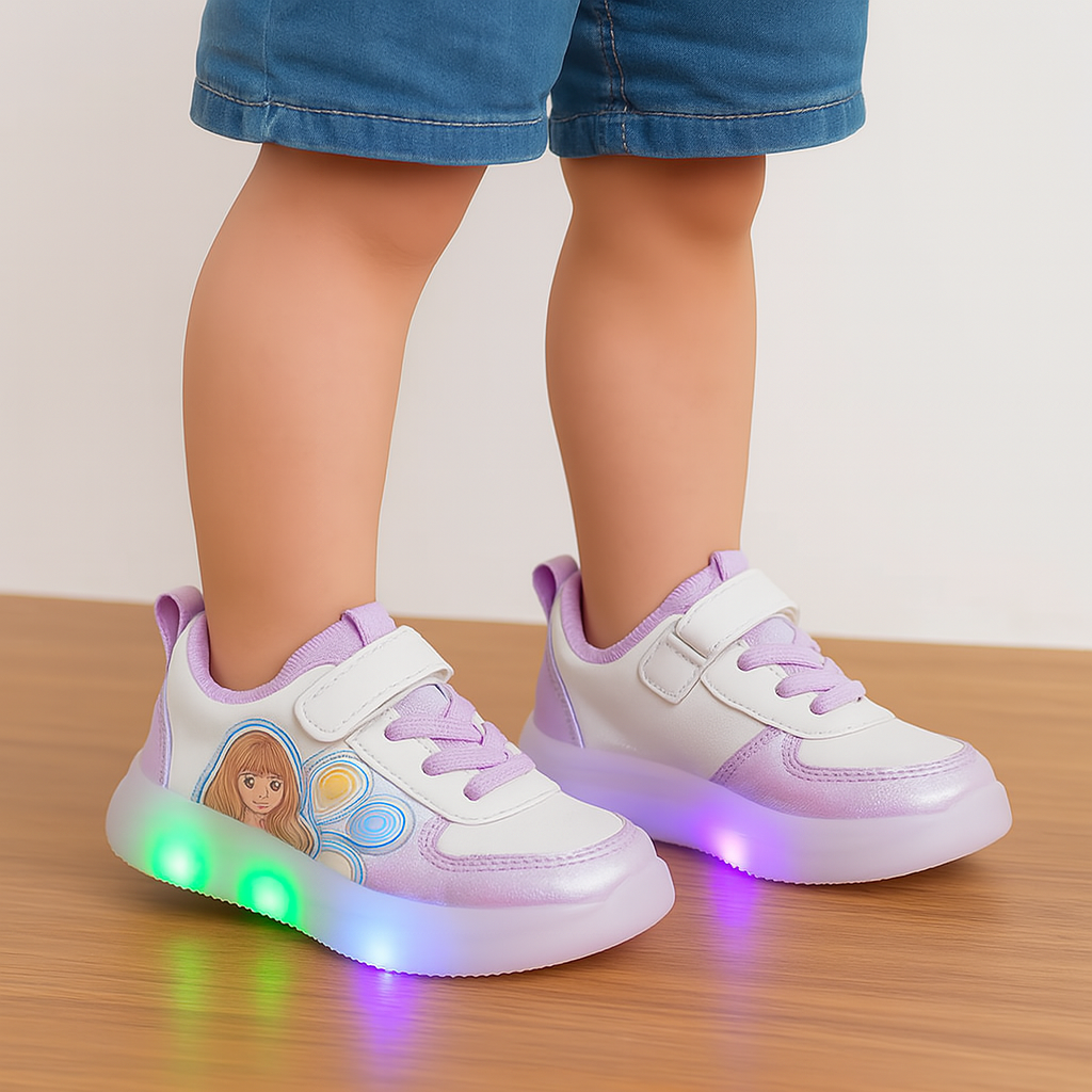 Lavender Leap | Sensor Light Shoes