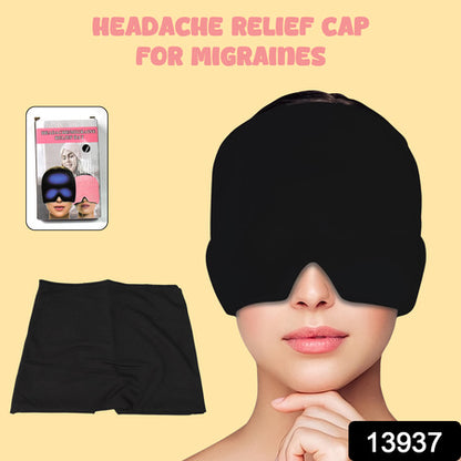 Headache Relief Hat Migraine Cap (1 Pc  Black Color)