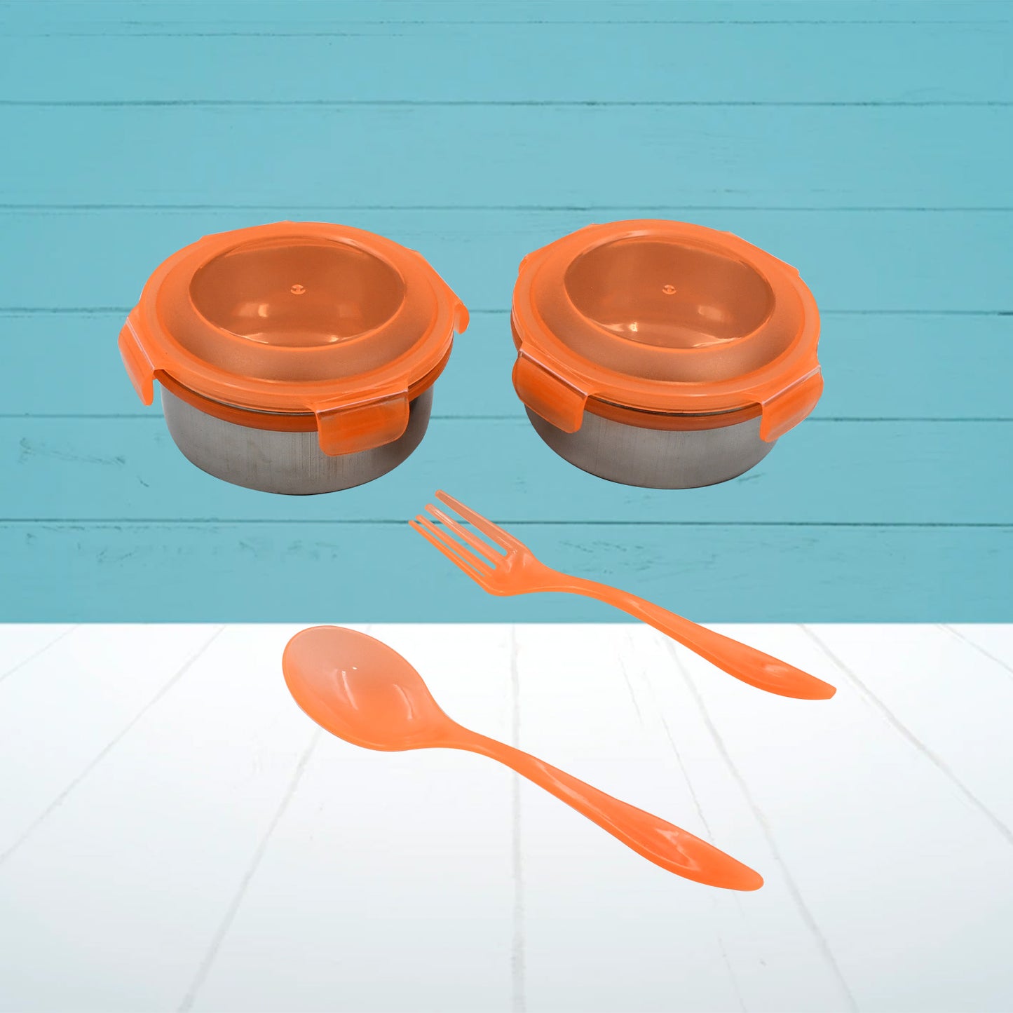 Airtight  Leak Proof Stainless Steel Container Multi Compartment Lunch Box Carry To All Type Lunch In Lunch Box  Premium Quality Lunch Box Ideal For Office  School Kids  Travelling Ideal (3 Different Lunch Box)