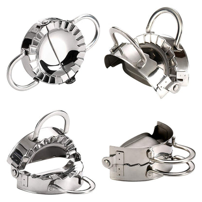 2219 Stainless Steel Dumpling Maker Dough Cutter Pie Mold Tool.