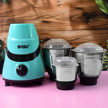 Orbit Mixer Grinder With 3 Stainless Steel Jars - 550w