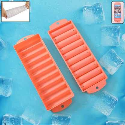 Compact Plastic Ice Stick Tray (2 Pc)
