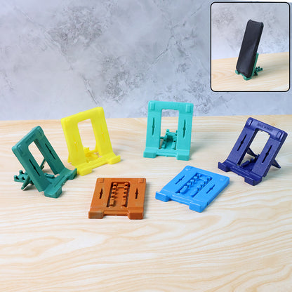 610 Adjustable 4 Steps Foldable Mobile Stand Holder (1 Pc)