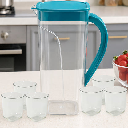 Supermom Marina Jug With 6 Glass Set