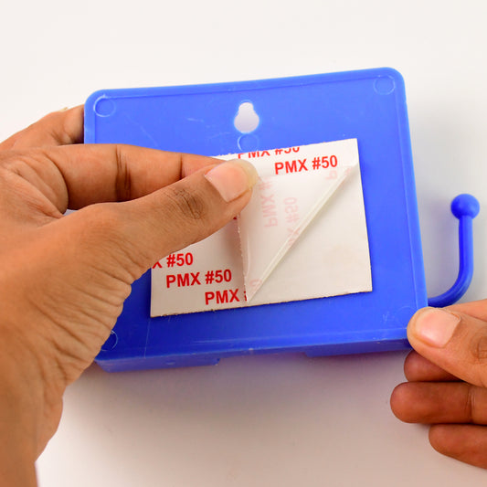 1 Pc Blue Wall Mount Mobile Stand With Hook