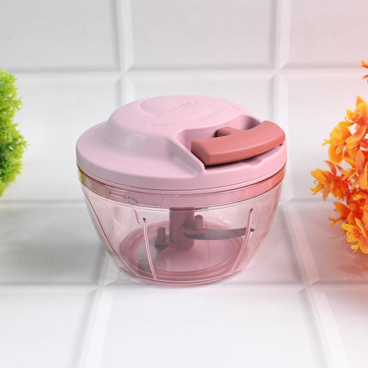 Apex Power-x Triple Stainless Steel Blades And Hand-pull Vegetable Chopper (500ml)