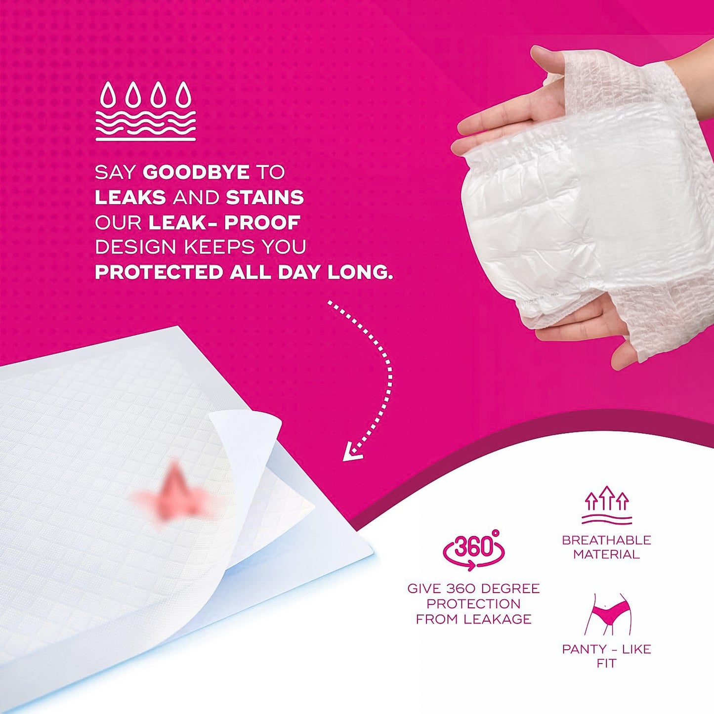 Beautiful Basics Overnight Period Panty Xxl Size (10 Pc)