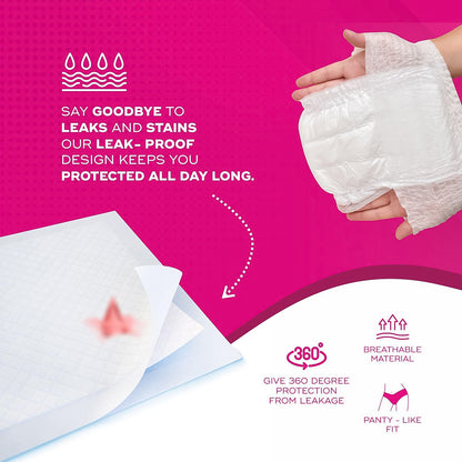 Beautiful Basics Overnight Period Panty Xxl Size (10 Pc)