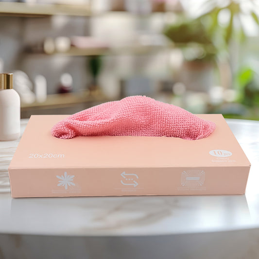 Microfiber Cleaning Cloth With Box Magic Wipe (10 Pcs Set)