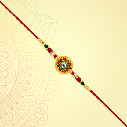 Color Full Flower Rakhi