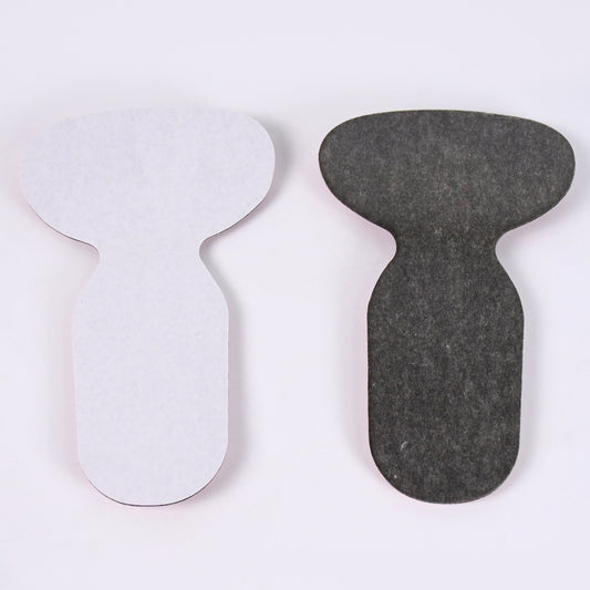 2 In 1 T Shaped Silicone Self Adhesive Shoe Heel Pads Insoles (1 Pair)
