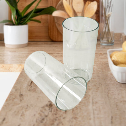 Apex Clear Plastic Tumbler  Glass Set  6-piece Unbreakable