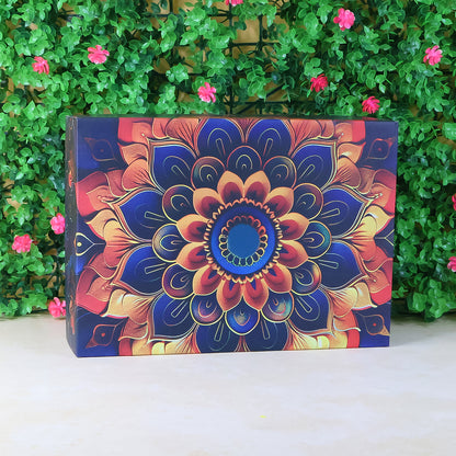 Effete Coffee Almonds Gift Hamper Golden Rose With Bottle (3 Pc Set)