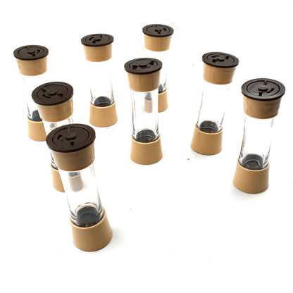 5986  360 Revolving Spice Rack For Kitchen And Dining Table 8 Spice Jars With 120 Ml Condiment Set Herb Seasoning Organizer