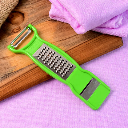 Supermom 3-in-1 Multi-functional Stainless Steel Vegetable  Fruit Peeler (1 Pc)