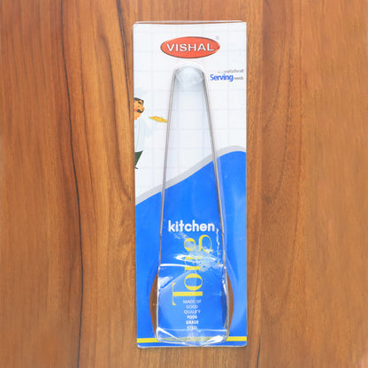 Stainless Steel Multipurpose Serving Tong  2-in-1 Pasta  Salad Tong (1 Pc)