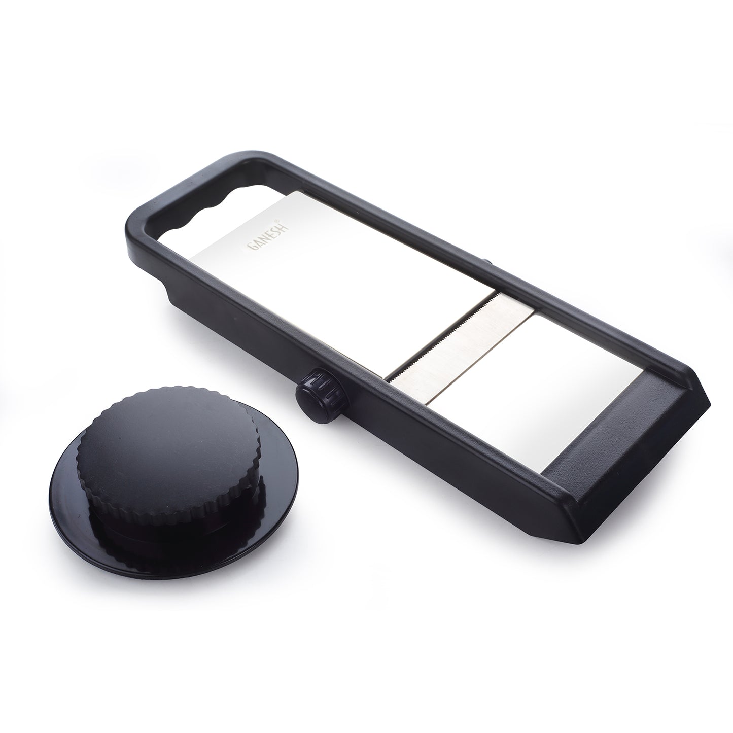 8120 Ganesh Adjustable Plastic Slicer 1-piece Blacksilver