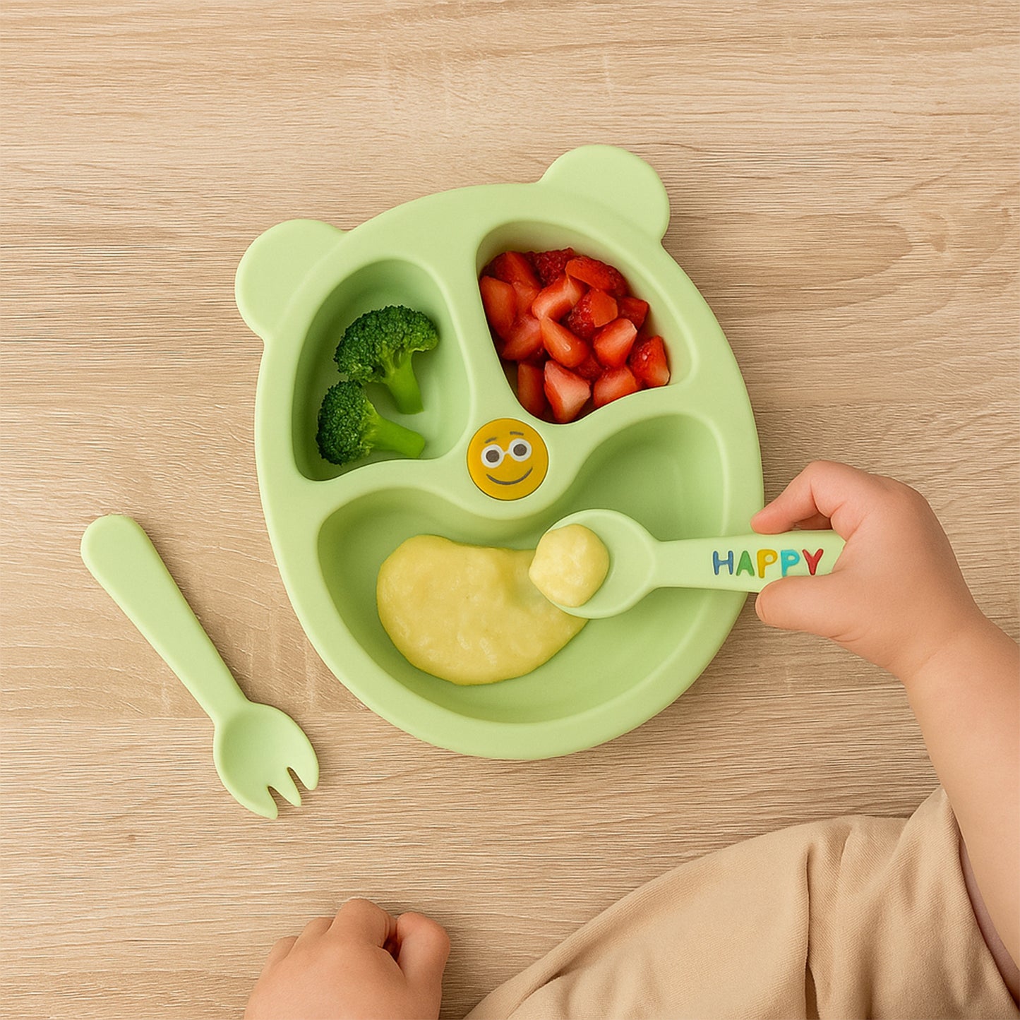Premium 4-piece Kids Mealtime Feeding Set