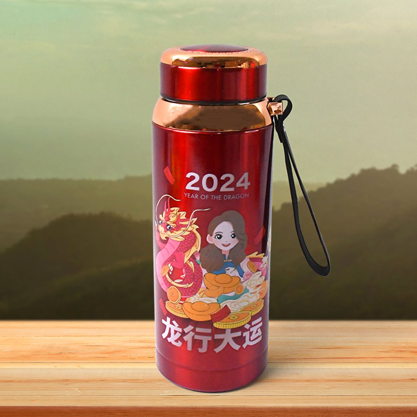 Printed Vacuum Insulated Water Bottle (1pc  800 Ml)