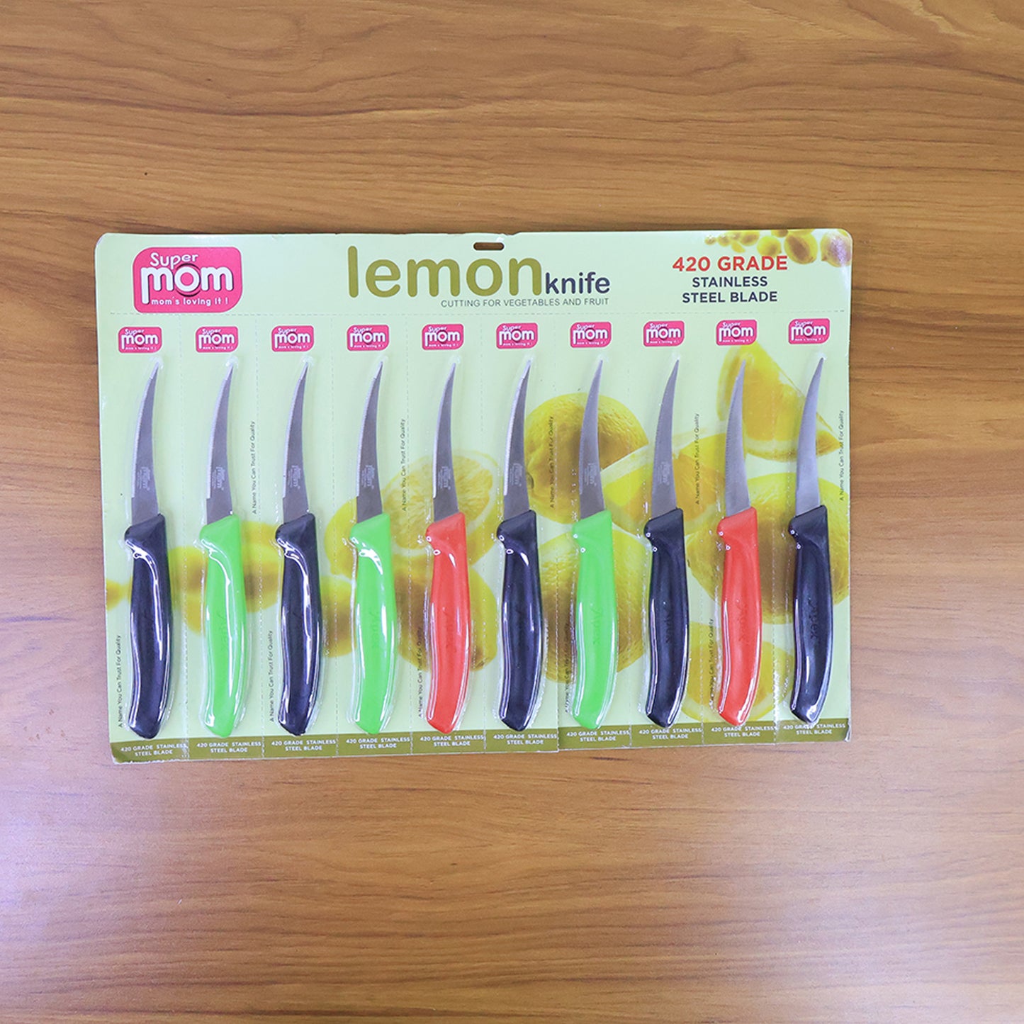 Supermom Stainless Steel Lemon Knife (10 Pc  Set)