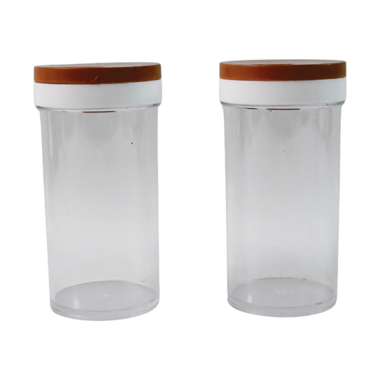 Ganesh Airtight Transparent Kitchen Storage Container Jar Set (2 Pc)