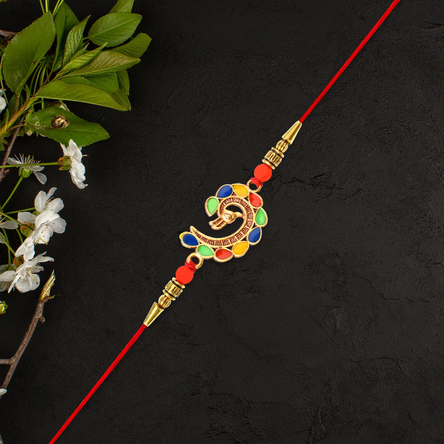 Modern Peacock Style Rakhi