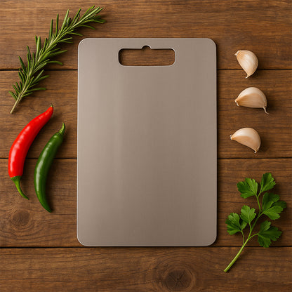 Apex Stainless Steel Multipurpose Small Chopping Cutting Board (210x320mm  1 Pc)