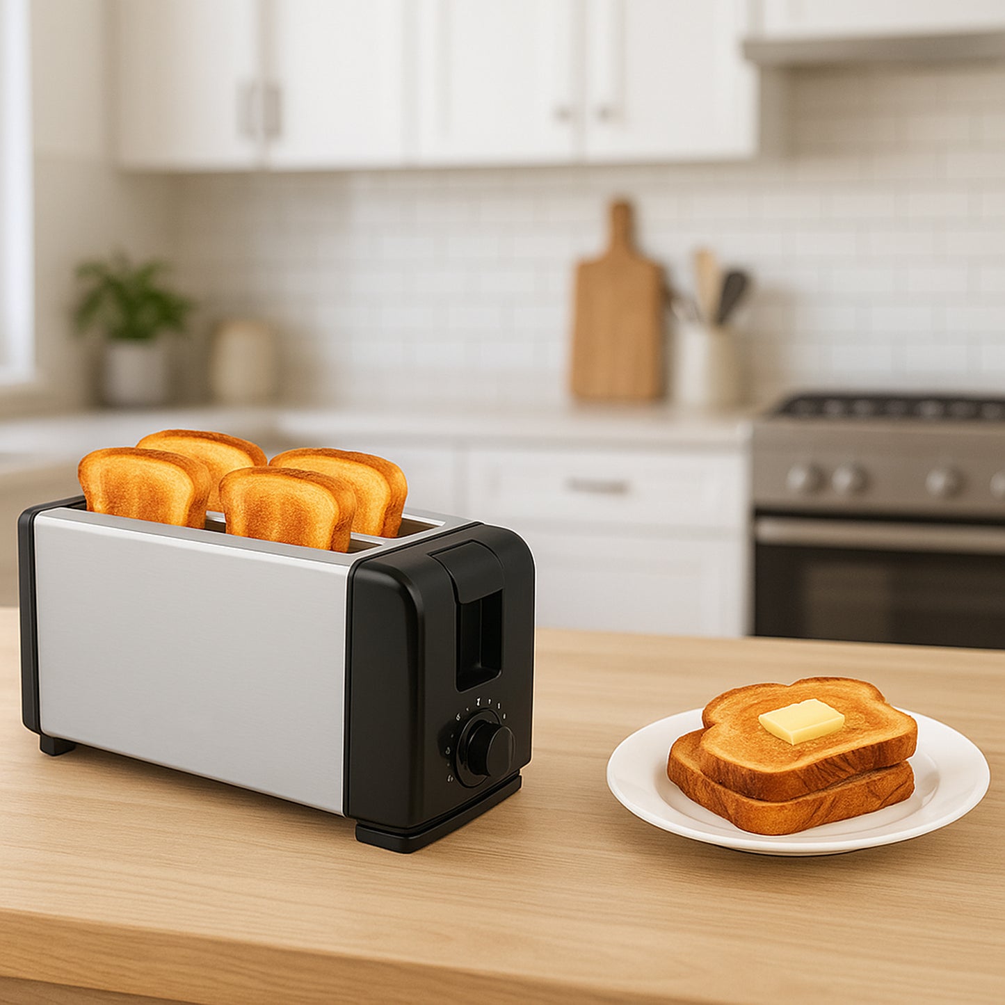 Orbit Adjustable Pop-up Toaster - 1200w