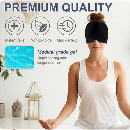 Headache Relief Hat Migraine Cap (1 Pc  Black Color)