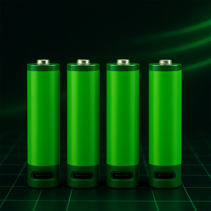 Rechargeable Usb Lithium-ion Batteries (4 Pc)