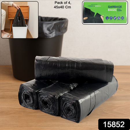 Garbage Bags  Pack Of 4 Rolls (45  40 Cm)