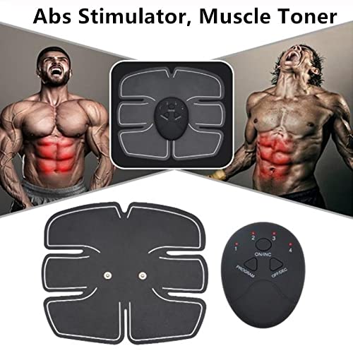 6917  6 Pack Abs Stimulator Wireless Abdominal And Muscle Exerciser Training Device Body Massager6 Pack Abs Stimulator Charging Batterymart Fitness Abs Makerexerciser Training Device